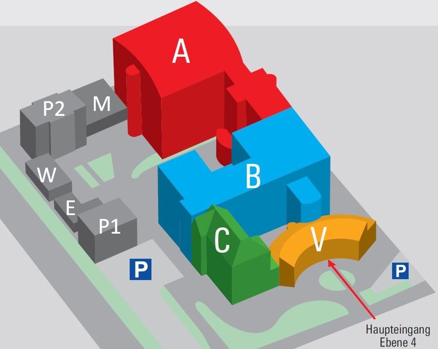 Ansicht des Landesklinikums Waidhofen/Thaya
