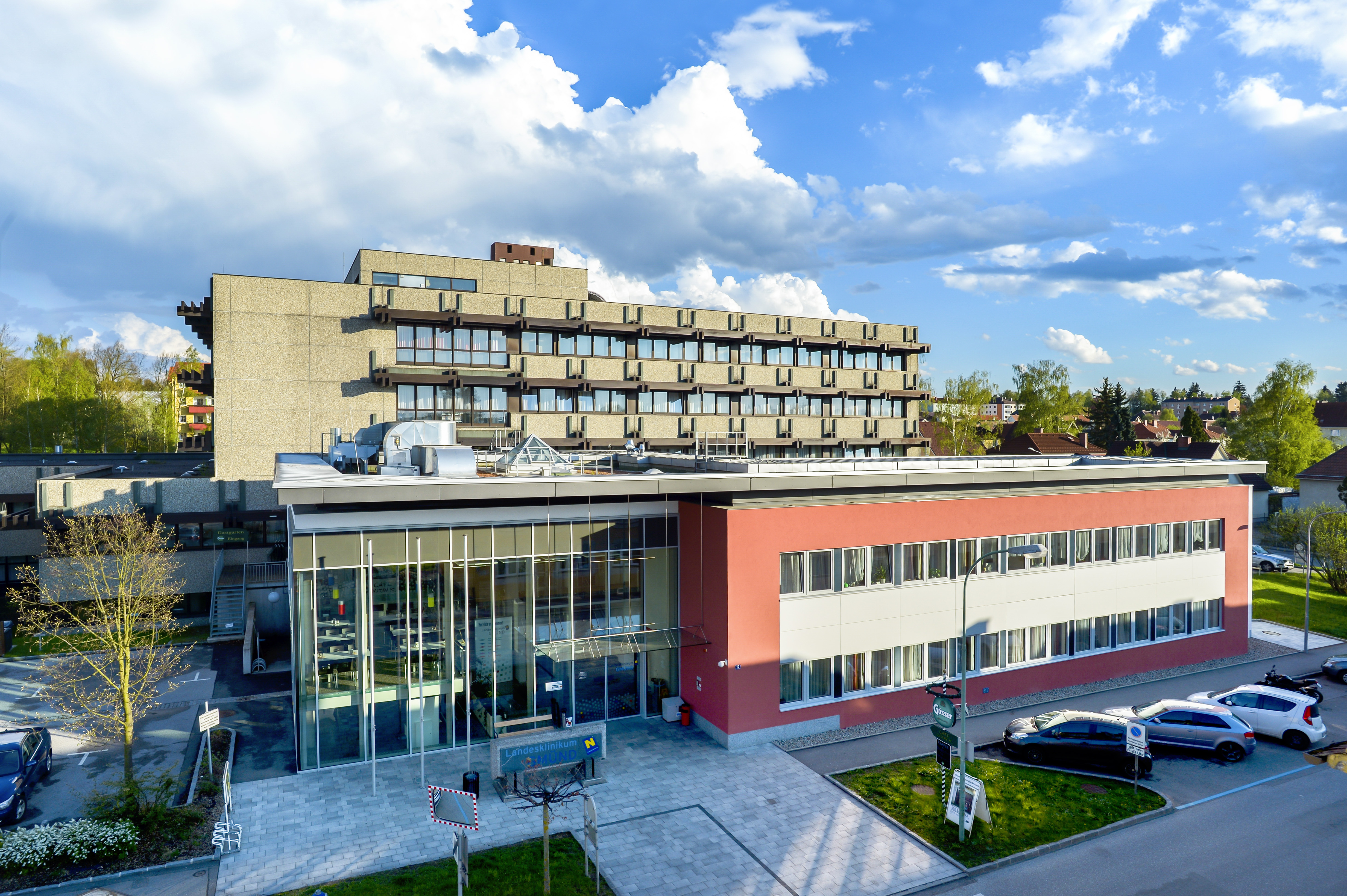 Außenansicht des Landesklinikums Gmünd